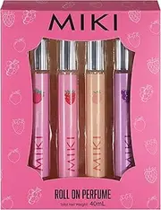 MIKI Roll On Perfume 4-Piece Set