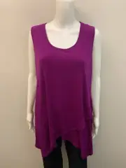 NEW TS TAKING SHAPE ORCHID PURPLE "UPTOWN LUNA TOP" SIZE XS=14/16 (# 1030)