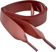 [My Ribbon Laces] Rose Gold Beige Coloured Satin Ribbon Shoelaces For Trainers, Canvas Pumps, shoes, sneakers, running shoes, sports shoes