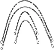 NUOBESTY Hanging Planter Chain Set 4pcs Macrame Plant Hanger Bird Feeder Hook Wall Mirror Hangers Heavy Duty Picture Hanging Hardware