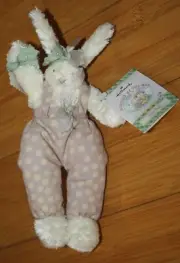 NWT Easter Bunnies By The Bay Hallmark Posy Poet Plush Rabbit 2002 7" Bunny