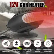 12V DC Heating Fan Defogger Defroster Demister 120W Portable Electric Car Heater