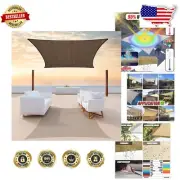 Versatile 6' x 19' Brown Waterproof Sun Shade Sail - Perfect for Outdoor Events
