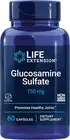 Life Extension Glucosamine Sulfate 750mg 60 capsules ( 2 PACK)