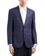 Emporio Armani Textured Pattern Blazer