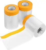 Paint Tape Pre-Taped Masking Film Plastic Cover for Painting Easy Install Car Painting Masking Film