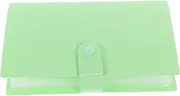 YARNOW Banknote Collector Album, Banknote Holder for Collectors, 100 Pockets, Light Green, 7.48 x 4.53 x 0.59 Inches