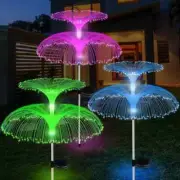 2pcs Garden Solar Fireworks Fairy String LED Lights Jellyfish Outdoor Stake Lamp