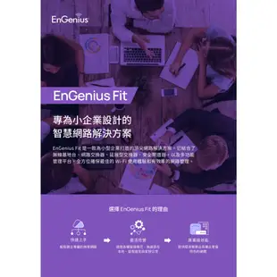 EnGenius EWS7928FP-FIT 24埠 410W Gigabit PoE 網路交換器