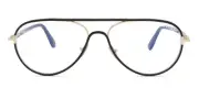 Tom Ford FT5897-B Blue-Light Block 001 57 Men Eyeglasses