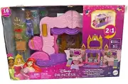 Mattel Disney Princess Toys, Carriage to Castle Transforming Playset