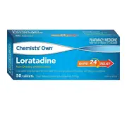 Chemists Own Loratadine 10mg Non-Drowsy Antihistamine 24hour Relief 50 Tablets