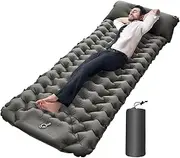 SVCEQZE Inflatable Sleeping Pad for Camping,Backpacking Sleep Mat - Self-Inflating Airbed Mattress Compact Portable for Camping Travel Backpacking Hiking Tent