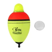3.5oz Lighted Fishing Slip Bobber EVA LED Fishing Float with Battery Yellow