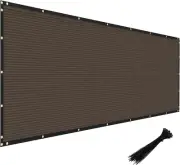 Privacy Fence Screen Heavy Duty Windscreen Fencing Mesh Fabric Shade Net Cover w