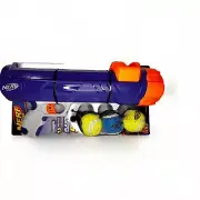 NERF Dog Tennis Ball Blaster with 3 Tennis Balls Reload Hasbro