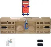 Mountain Rocks Wooden Hangboard Climbing Wildwood 2003 for Rock Climbing | Hangboard Doorframe Climbing and Bouldering Training