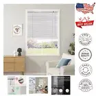 Durable White Aluminum Venetian Blinds 39" x 64" - Child Safe & Waterproof