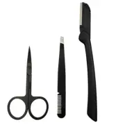 Eyebrow Tweezer Curved Trimmer Scissor Nose Hair Remover Manicure Nail4888