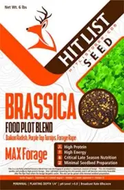 Hit List Seed Brassica Blend Food Plot Mix, 3 lbs (1/2 Acre)