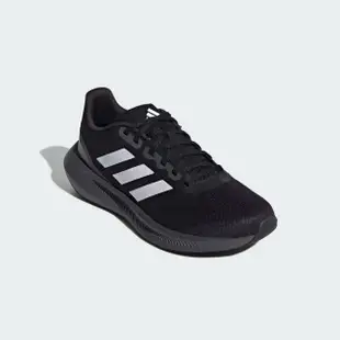 【adidas 愛迪達】Runfalcon 3.0 男 慢跑鞋 運動 休閒 跑鞋 透氣 緩震 基本款 黑灰白(IE0742)