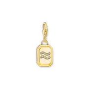 THOMAS SABO Charm Pendant Aquarius Zodiac Sign Gold