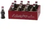 Dollhouse Miniatures 1:12 Scale Cola Case with 12 Cola Bottles #IM65244