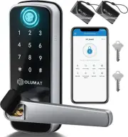 Smart Door Lock - Keyless Entry Door Lock with Finger-print Sensor Keypad Handle