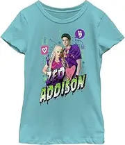 [Disney] Zombies Zedisson Girl's Solid Crew Tee