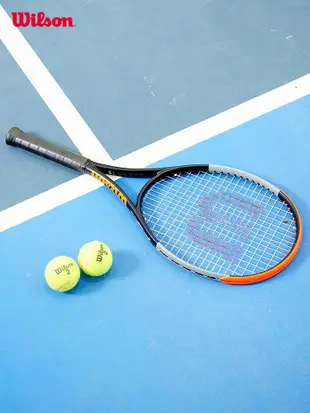 網球拍Wilson威爾勝底線型男女專業網球拍 BURN威爾遜單人訓練碳素球拍