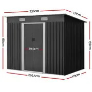 Giantz Garden Shed 2.38x1.31M Sheds Outdoor Storag