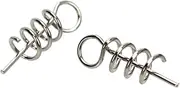 BRIGHTFUFU 50Pcs Fishing Spring Lock Pins Durable High Fishing Gear for and Hooks Easy to Fix and Disassemble for Outdoor Fishing Activities