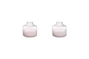2PK Linen House Daphne 16cm Glass Vase Home/Living Room/Tabletop Decor Pink