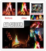 5pcs Fire Magic Coloured Flames Party Trick Magician Bonfire Color Camping