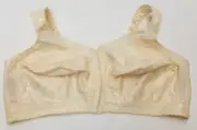 PLAYTEX 18 HOUR FRONT OPENING BRA SOFT CUP SIZE 48D BEIGE 4695