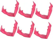 6Pcs Food Tongs Scald Finger Clips for Meal Eating Utensils for Kitchen Buffet Bakery BBQ for Ribs Chicken Wings