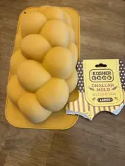 The Kosher Cook Silicone Braided Challah Mold - Large - Braided Oval Challah Pan