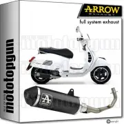 ARROW FULL SYSTEM EXHAUST CI URBAN BLACK ALUMINIUM PIAGGIO VESPA GTS 300 2009 09