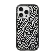 iPhone 16 Pro Impact Lite Case Black & White Infinite Drip