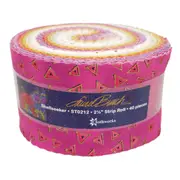 Clothworks Shell Seeker 2.5 Inch Strip Jelly Roll Fabric By Laurel Burch