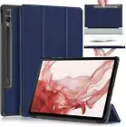 Samsung Galaxy Tab S9 Plus Case 12.4" 2023 Slim Tri-Fold Cover Magnetic Cover