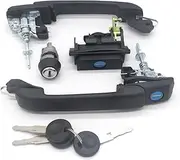 Complete Lock KIT Set Door Handles Ignition Switch Tailgate Fit for Golf Mk3 1991-1997