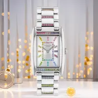 在飛比找momo購物網優惠-【COACH】Reese 輕奢晶鑽長方形女錶-24x35mm