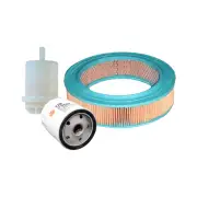 Sakura Oil Air Fuel Filter Service Kit for Holden Camira JB JD 1.6L 08/82-1986