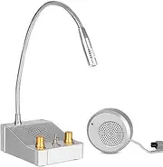Window Speaker Intercom System, Microphone Intercom Counter Interphone, Counter Intercom for Business Store Bank Station Ticket Window