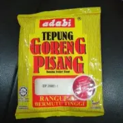 2 Pack Adabi Banana Fritter Flour 250g - Made in Malaysia, Free Shipping