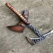 Hand Forged Full Tang Tomahawk Handmade Hatchet Combat Axe Fighting Spike Camp