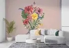 3D Colorful Bouquet Pattern Wallpaper Wall Murals Removable Wallpaper