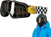 Helmet Goggles - Vintage Dust Proof Flowing Goggles - Motorcycle Riding Glasses Goggles Windproof Sunglasses for Outdoor Active, Surprise your cycling enthusiast friends with this essential gear for