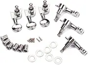 TOYANDONA Replacement Tuning Pegs for Electric Guitar Gc206e 6r Silver Tuning Keys Machine Heads